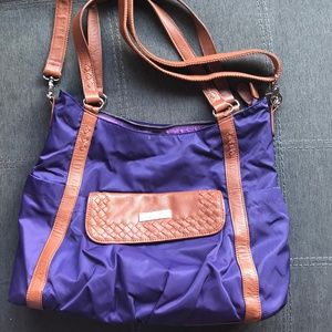Purple Nylon CAILIN 1.0 Diaper bag from Lily Jade